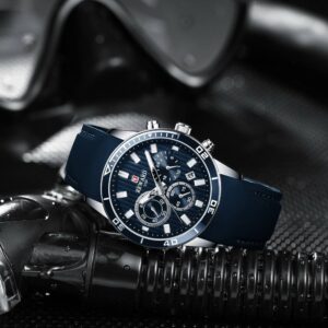 reward vip military blue color watch for men – rd83005m-a
