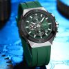 curren latest stylish green color watch for men – cu8462g-c