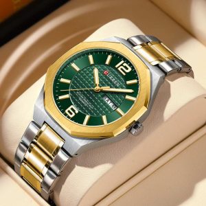 curren original silver and gold color watch for men – cu8476g-a