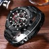 mini focus army black color watch for men – mf0398g-4