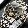 olevs new silver and gold color watch for men – ol2859m-5