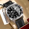 poedagar designer black color watch for men – pd873g-i