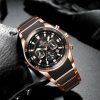 reward vip limited edition black and rose gold color watch for men – rd81011m-g