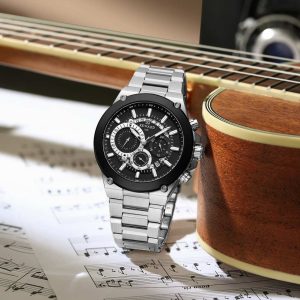 reward vip brand silver color watch for men – rd812259m-a