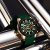 reward vip premium green color watch for men – rd832263m-c