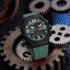 teartrace unique green color watch for men – tt6021-c