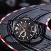 teartrace unique black color watch for men – tt6053-a