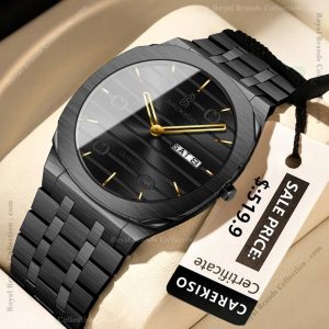 carekiso classy black color watch for men – ce104g-d