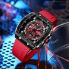 curren unique red color watch for men – cu8442g-c