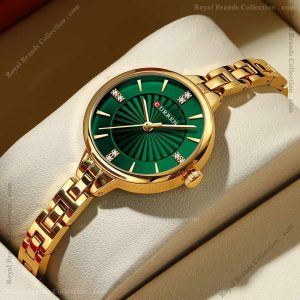 curren brand gold color watch for women – cu9097l-b curren brand gold color watch for women – cu9097l-b