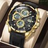 poedagar special unique black color watch for men – e108g-e