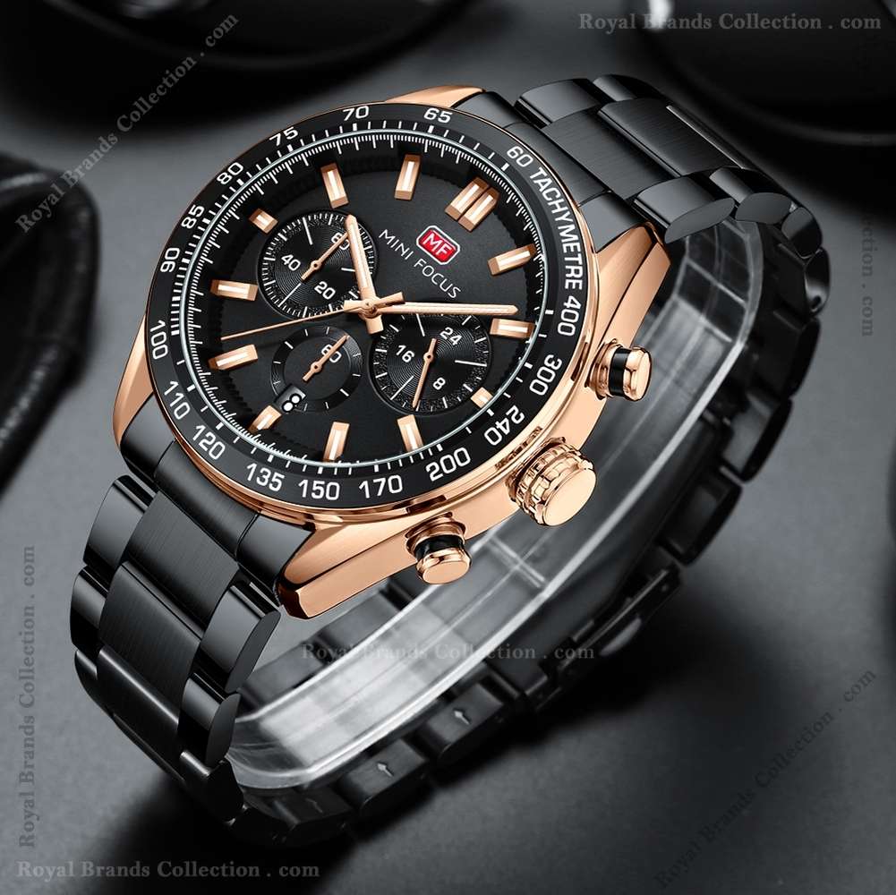 mini focus new stylish black color watch for men – mf0403g-3 Mini Focus New Stylish Black Color Watch For Men - MF0403G-3
