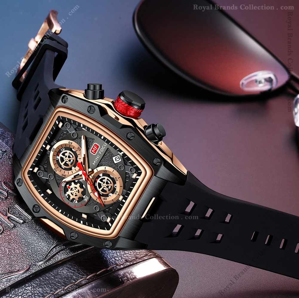 mini focus sports black color watch for men – mf0473g-1 Mini Focus Sports Black Color Watch For Men - MF0473G-1