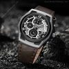 naviforce branded brown color watch for men – nf8051-a