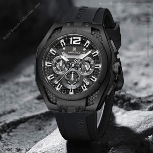 naviforce sports black color watch for men – nf8063-b