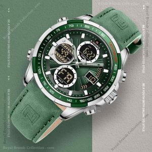 naviforce premium green color watch for men – nf9197-a