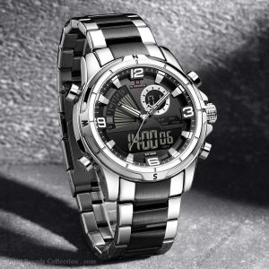 naviforce trendy black color watch for men – nf9257-a