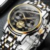 olevs new silver and gold color watch for men – ol2859m-5