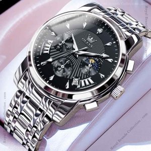 olevs special unique silver color watch for men – ol2892m-5 olevs special unique silver color watch for men – ol2892m-5