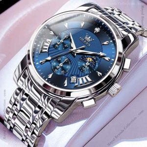 olevs sports silver color watch for men – ol2892m-6 olevs sports silver color watch for men – ol2892m-6
