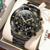 olevs military black color watch for men – ol2926m-5