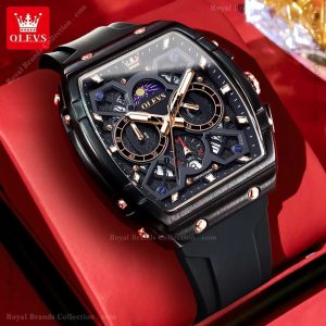 olevs designer black color watch for men – ol2942m-3 olevs designer black color watch for men – ol2942m-3
