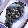 olevs sport black color watch for men – ol3640m-4