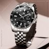 olevs premium silver color watch for men – ol9809m-6