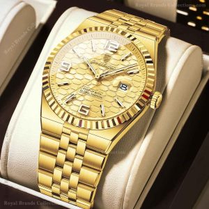 poedagar stylish gold color watch for men – pd839g-e poedagar stylish gold color watch for men – pd839g-e