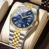 poedagar classic silver and gold color watch for men – pd839g-g