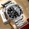 poedagar costly silver color watch for men – pd873g-e