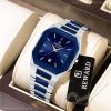 reward prime sports silver and blue color watch for men – rd613151m-e