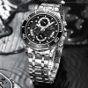 reward vip new vintage silver color watch for men – rd81135m-a