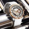 reward vip casual white color watch for men – rd832263m-a