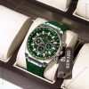 reward vip military green color watch for men – rd833049m-e