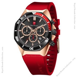 teartrace luxury red color watch for men – tt6020-d
