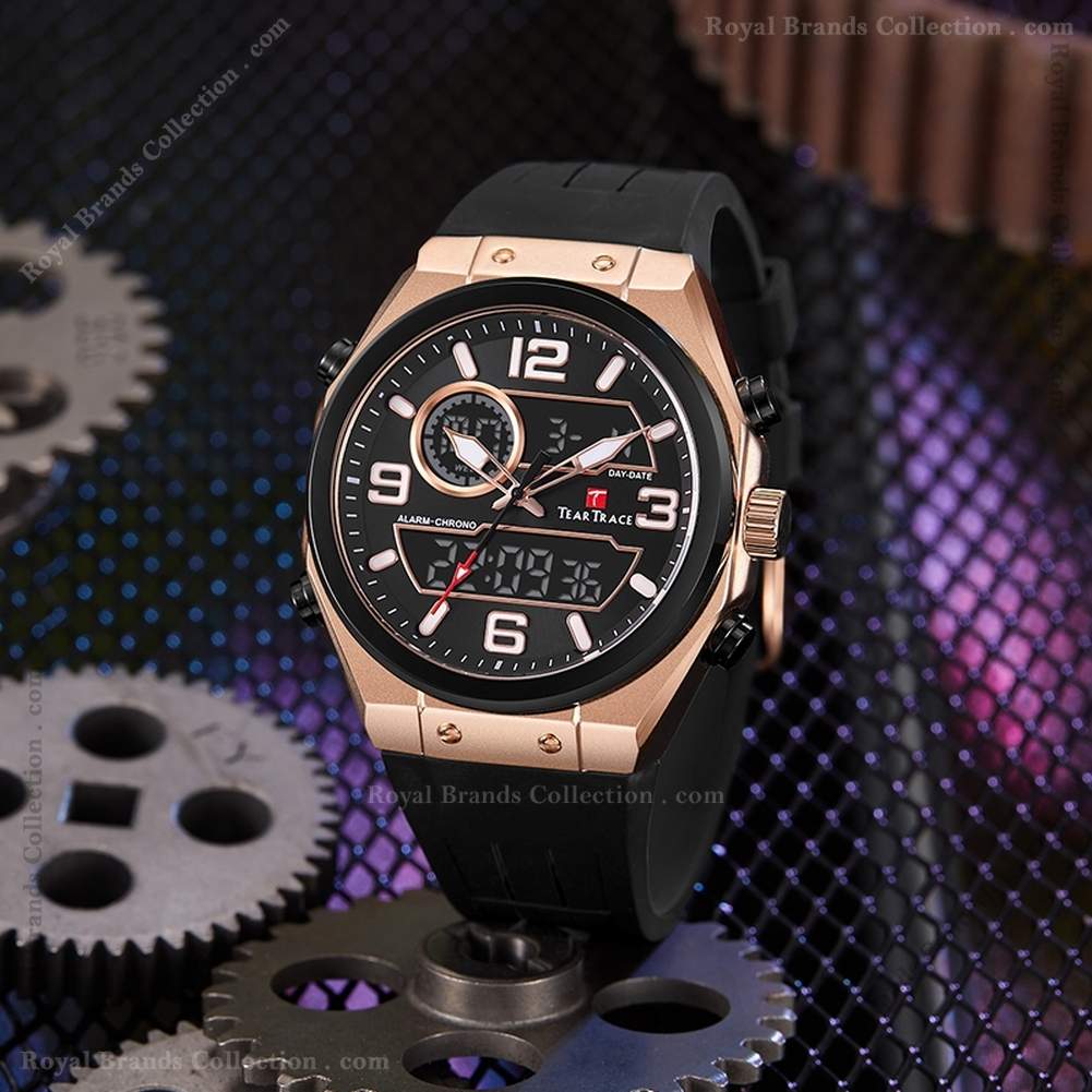 teartrace antique black color watch for men – tt6021-d Teartrace Antique Black Color Watch For Men - TT6021-D