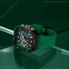 teartrace fancy green color watch for men – tt6028-d