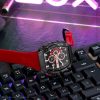 teartrace latest red color watch for men – tt6035-c
