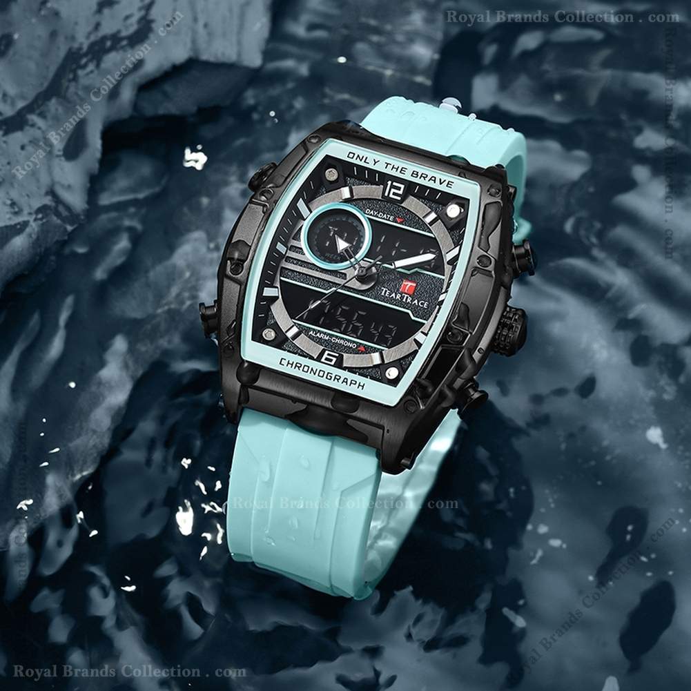 teartrace expensive sky blue color watch for men – tt6045-c